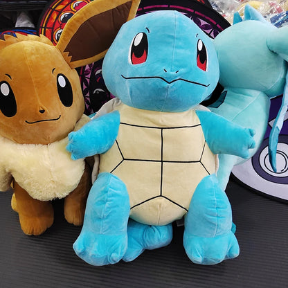 70cm Pokemon Lucario Large Plush Toys Greninja Zeraora Cinderace Glaceon Stuffed Giant Pokémon Eevee Anime Kids Christmas Gift