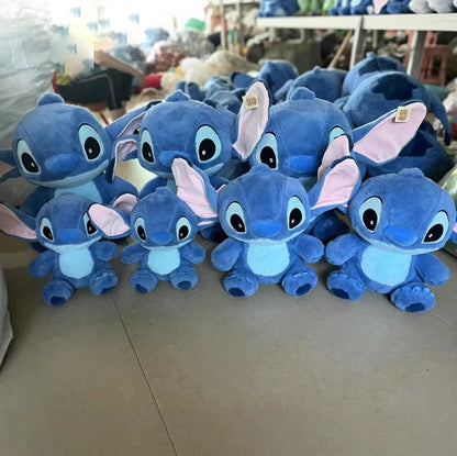 Disney Lilo&Stitch Plush Toys Kawaii Pink/Blue Soft Pillow Stuffed 30-80cm Christmas Gift for Children Anime Plushie Doll Stitch