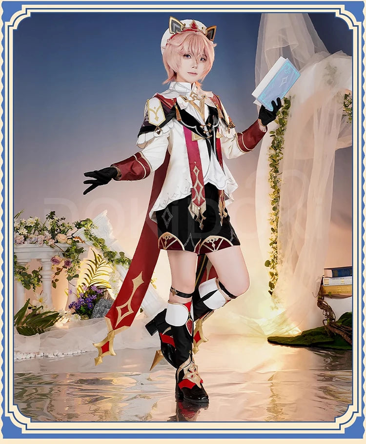 Dahlia Cosplay Costume Game Genshin Impact【S-2XL】DokiDoki-R Mondstadt Dahlia Cosplay Men Costume Halloween Plus Size