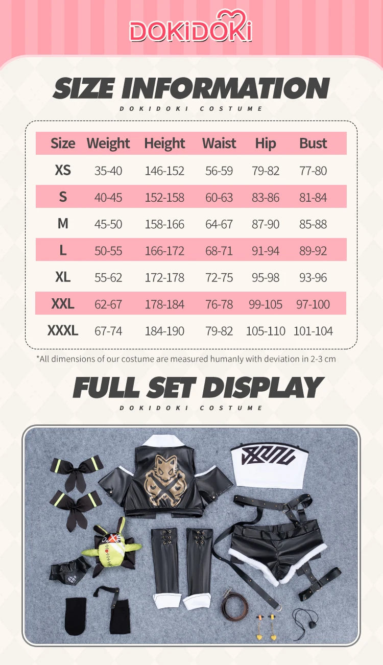 Nicole Demara Cosplay Costume Game Zenless Zone Zero Cosplay【XS-3XL】DokiDoki-N Women Costume Nicole Demara Cosplay Plus Size