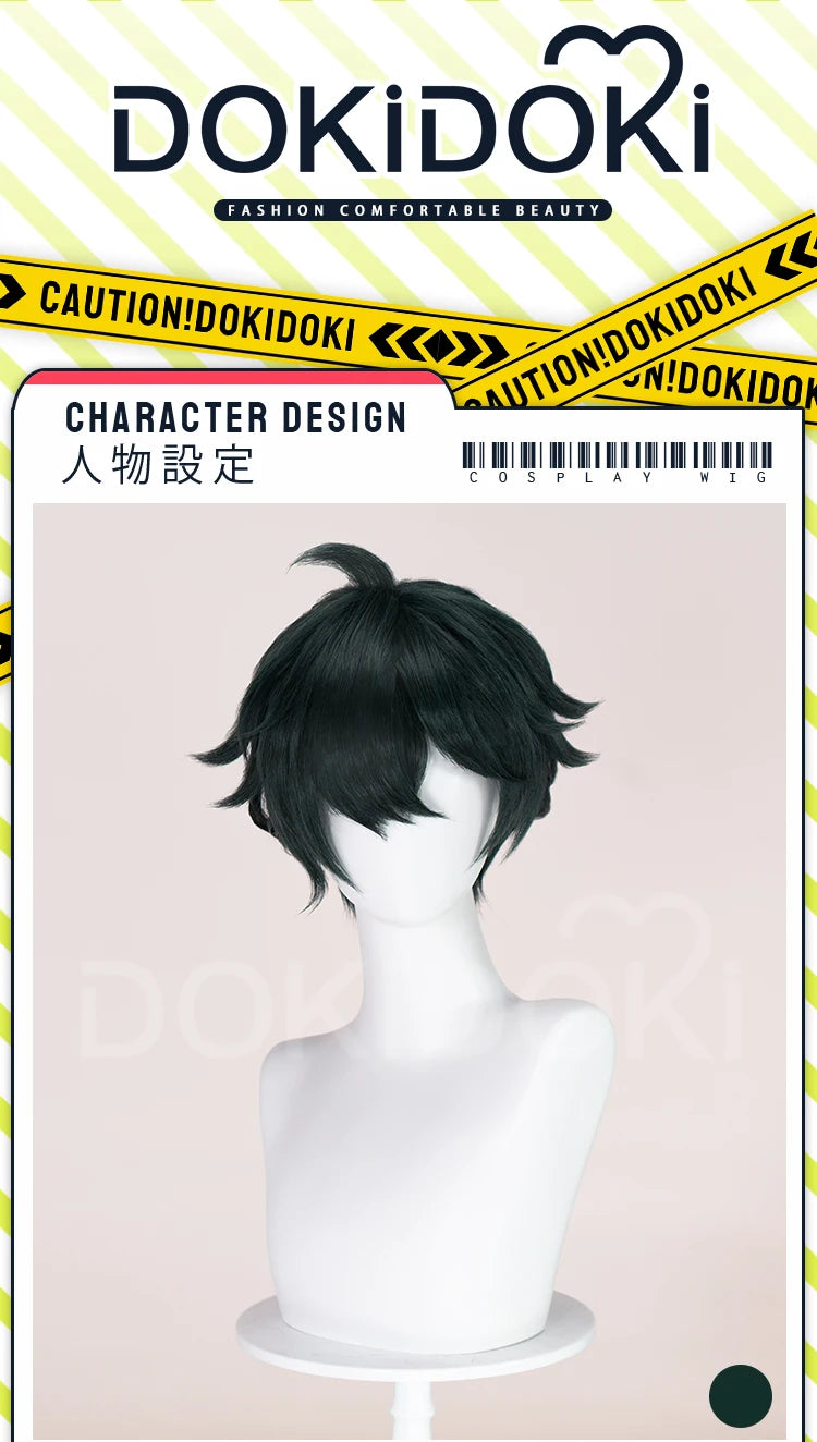 IN STOCK Komano Manato Lighter Wig Game Zenless Zone Zero Cosplay DokiDoki 32cm Short Hair ZZZ Sons of Calydon Cosplay Free Wig