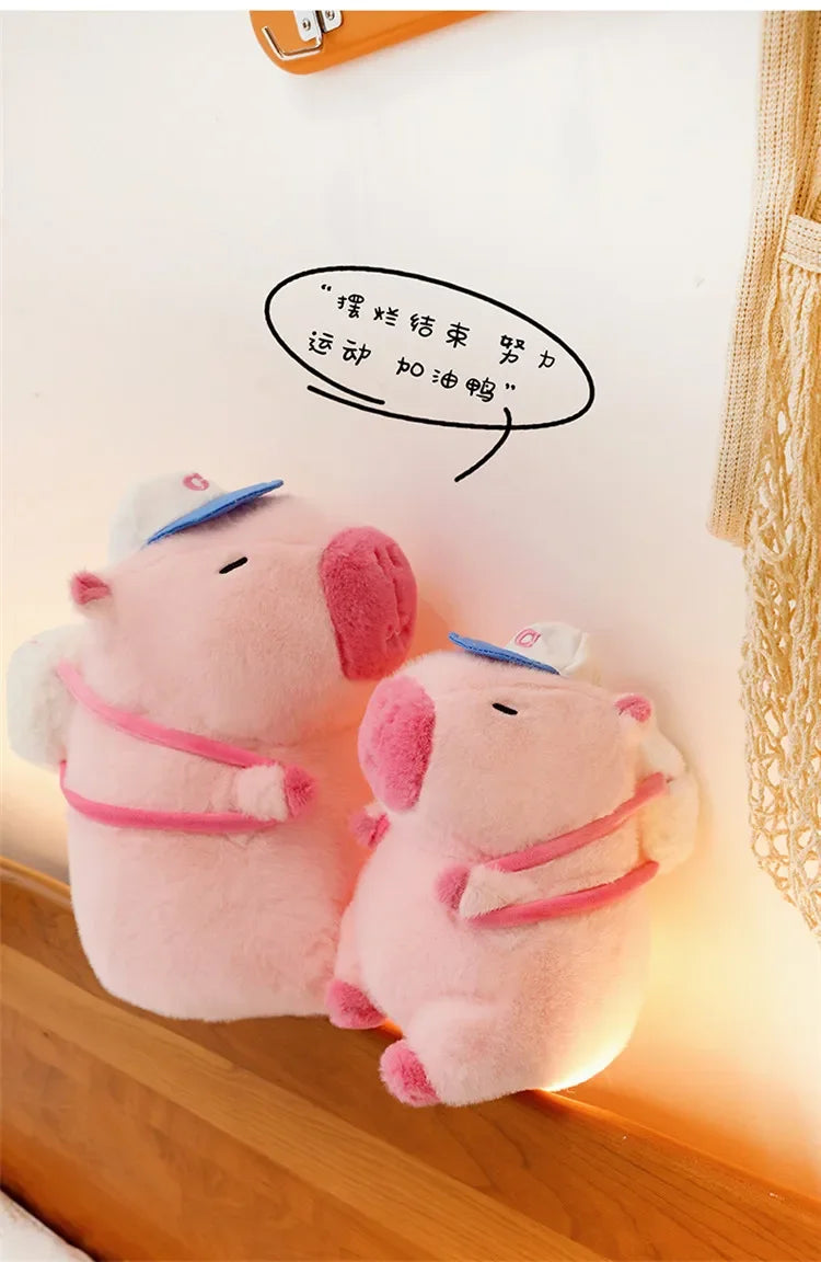 55cm Big Size Capybara Cartoon Anime Plush Stuffed Doll Room Plushies Pillow Kawaii Peluche Ornaments Children's Holiday Gifts