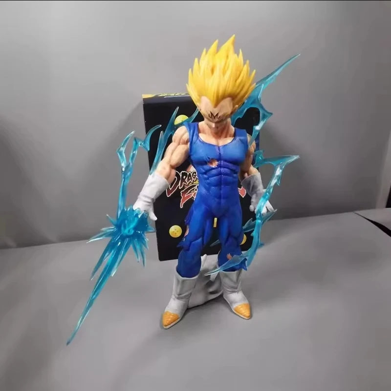 28cm Dragon Ball Z Anime Figure Majin Vegeta Action Figure GK Super Saiyan Vegeta Figurine Adult Collection Model Toys Gifts