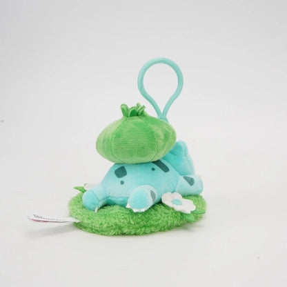 Animal Pokemon Pikachu Eevee Bulbasaur Charmander Jigglypuff Squirtle Kawaii Plush Toys Pendant Keyring Keychain Birthday Gifts