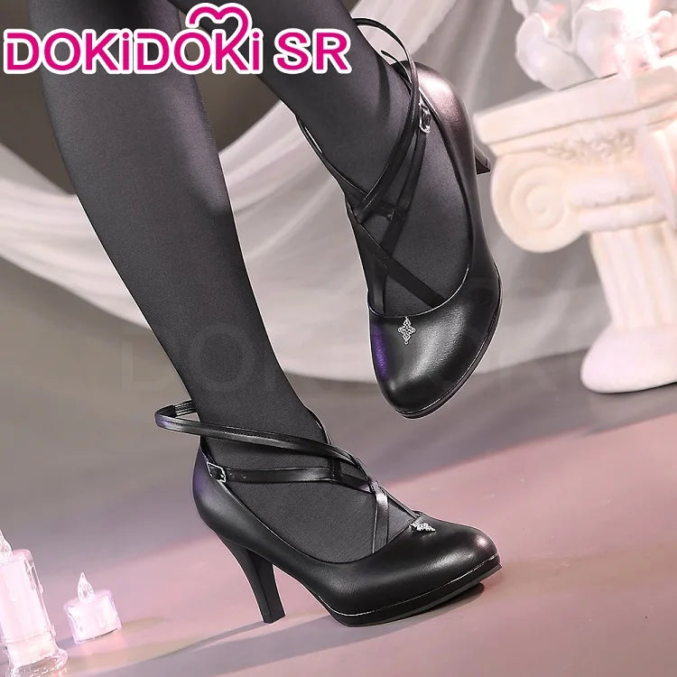 IN STOCK Arturia Virtuosa Cosplay Costume Game Arknights Cosplay DokiDoki-SR Virtuosa Cosplay Arturia Giallo Women Costume