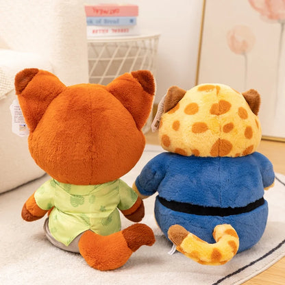 Cartoon Zootopia Judy Plush Toy Soft Stuffed Anime Animal Doll Nick Doll Ornaments Children Sleeping Pillow Cushion Couple Gifts