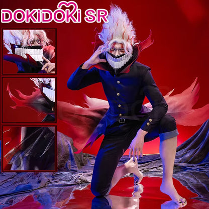IN STOCK【S-3XL】Okarun Takakura Ken Cosplay Costume Anime Dandadan DokiDoki-SR Men Mask Halloween DAN DA DAN Okarun Plus Size