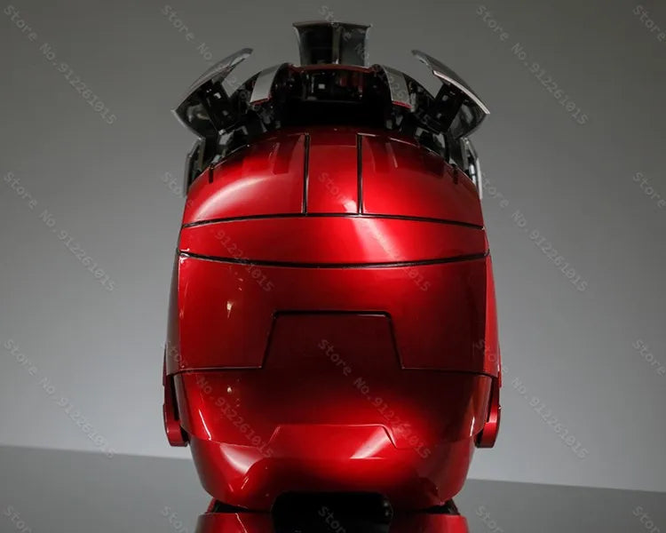 NEW Iron Man Helmet Mk5 Electric Voice Activated Control Wearable Mask 1:1 Automatic Opening Closing Model Figure Adult Toy Gift