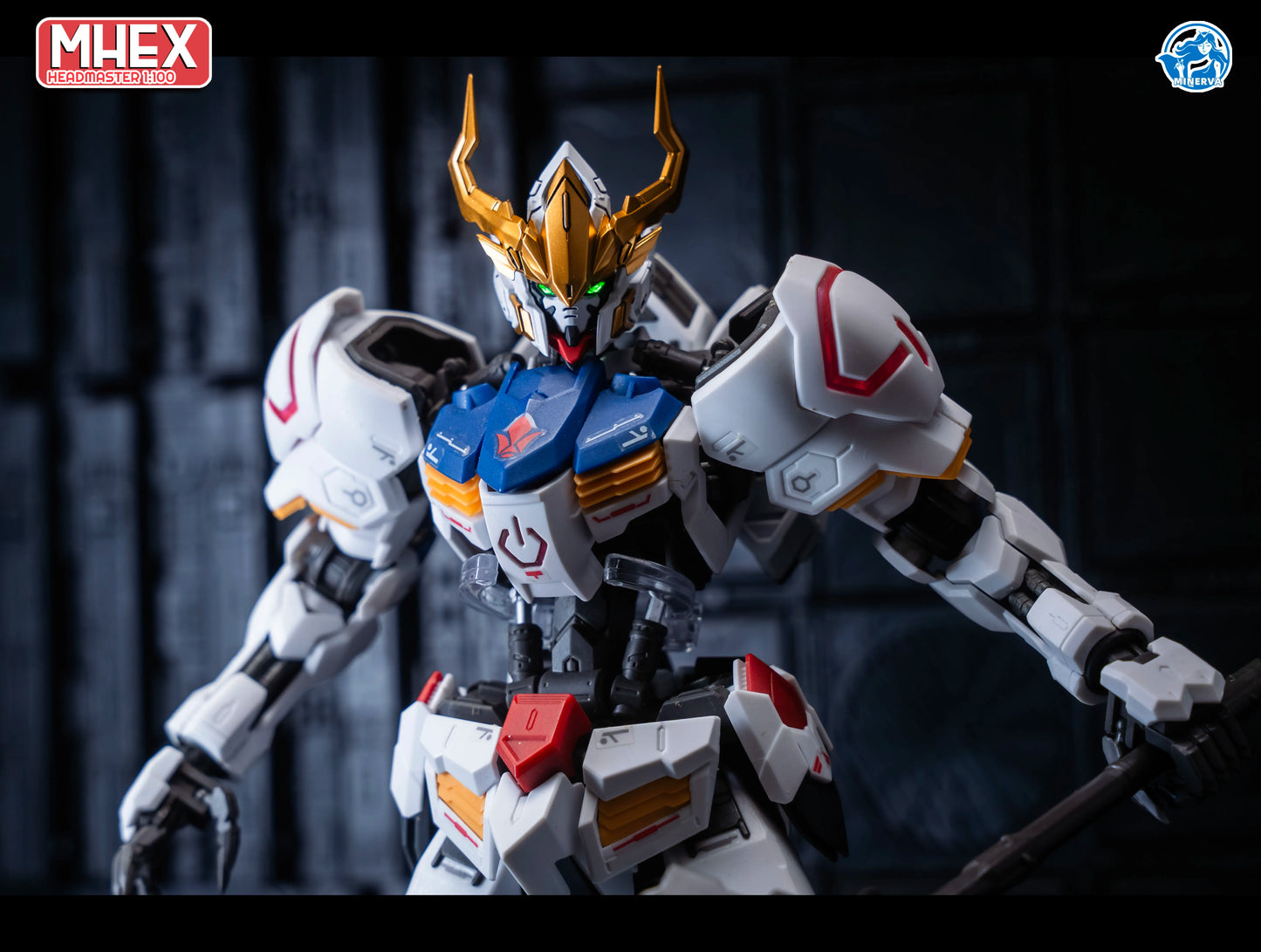 Minerva Hobby LINGXUZI Head Carving Replace Head For MG Barbatos Sky Defender Assembly Model Kit Toy GK Model Accessory Gift