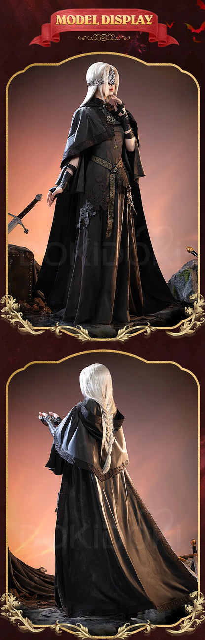 IN STOCK The Fire Keeper Cosplay Costume Game Dark Souls【S-3XL】DokiDoki-R Women Halloween Fire Keeper Cape Eye Mask Plus Size