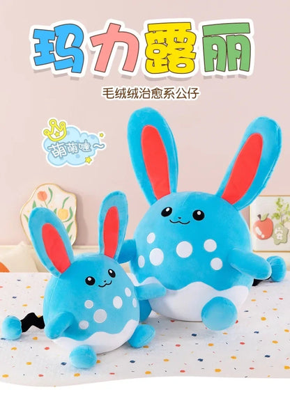 New 70cm Pokemon Azumarill Large Plush Toy Anime Doll Cute Giant Pokémon Cute Cartoon Stuffed Plushie Pillow Gift for Children