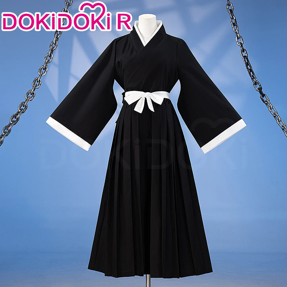 IN STOCK Kuchikii Rukiaa Cosplay Costume Anime【XS-3XL】DokiDoki-R Men Uniform Kuchikii Rukiaa Costume Plus Size