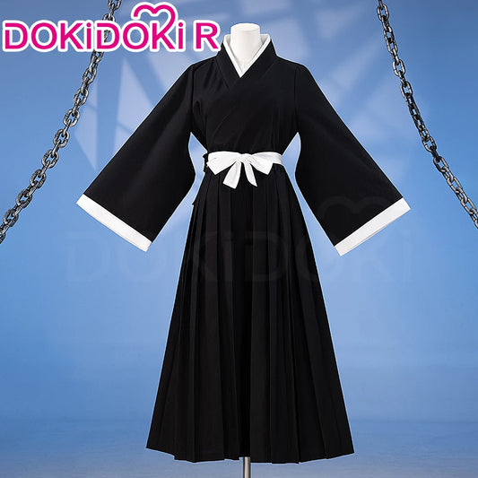 IN STOCK Kuchikii Rukiaa Cosplay Costume Anime【XS-3XL】DokiDoki-R Men Uniform Kuchikii Rukiaa Costume Plus Size