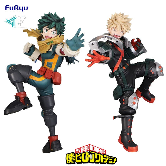 Bandai My Hero Academia Midoriya Izuku Bakugou Katsuki 21CM PVC Model
