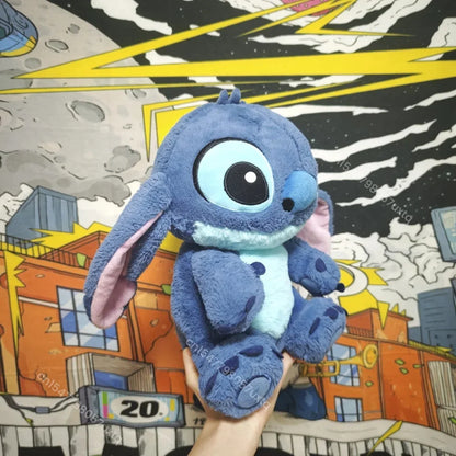 Cute Stitch Plush Toy Soft Lilo & Stitch Purple Angel Stuffed Anime Doll Cartoon Figure Alien Plushies Cuddly Pillow Gifts Girl