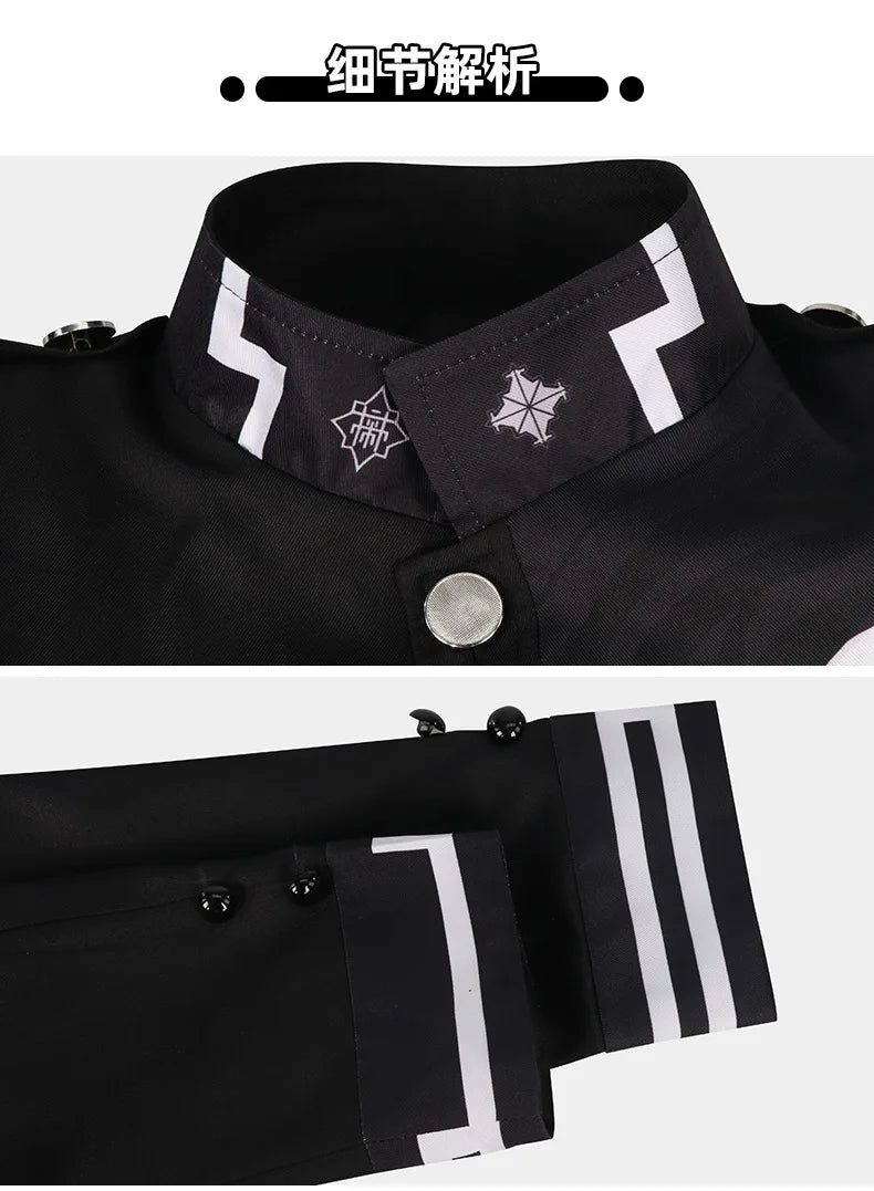 iCoser The Hundred Line Takumi Sumino Cosplay Costume Wig Battle Uniform Last Defense Academy Halloween Party Women Men Festival