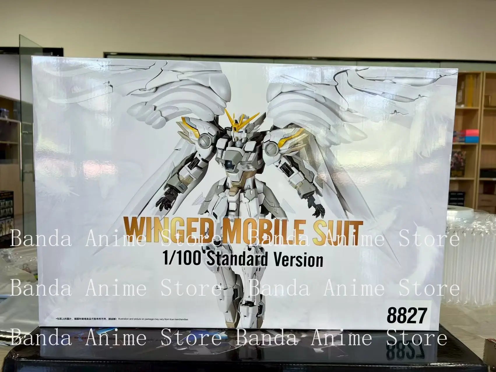 Daban 8827 MG 1/100 Wing Snow White Prelude Fix Model Kit XXXG-00YSW Assembly Action Figure Plastic Custom Toy