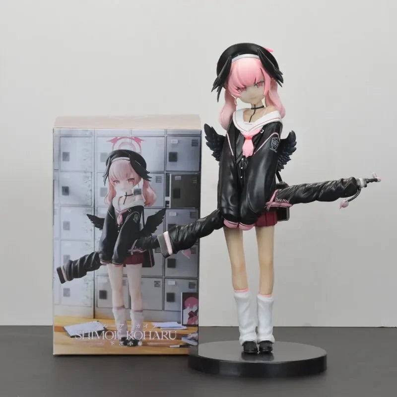 Anime Blue Archive Shimoe Koharu Figurine Sorasaki Hina Action Figures PVC Statue Collection Model Toys Birthday Gifts Cute Girl