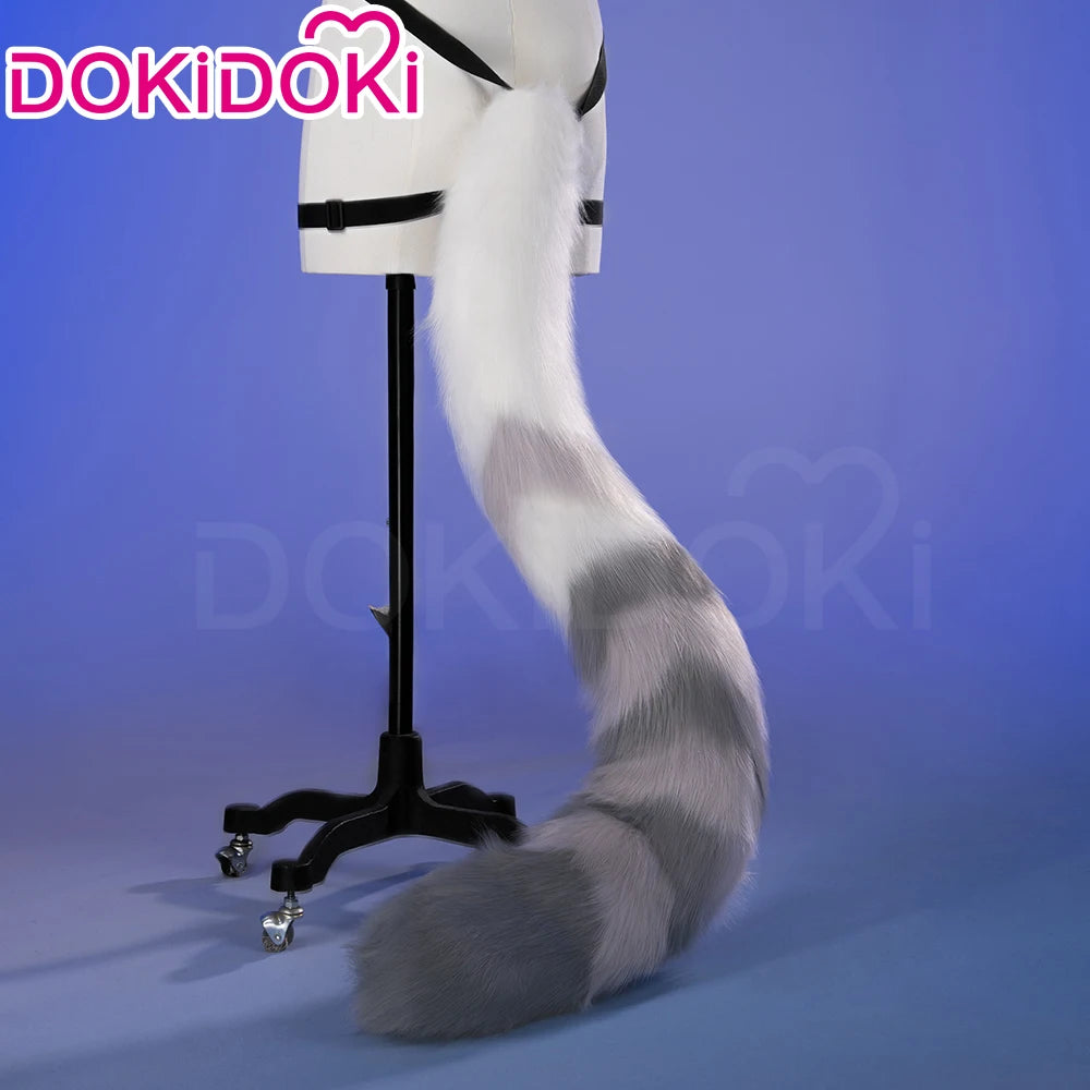 Seth Ellen Joe Hoshimi MiyabI Ju Fufu Von Lycaon Tail Ears Cosplay Props Game Zenless Zone Zero DokiDoki 125cm Tail Halloween