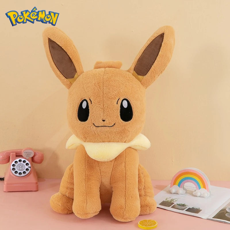 100CM Big Size Pokémon Eevee Plushies Cartoon Anime Peluche Kawaii Comfortable Soft Doll Pillow Cushion Children's Toys Gift