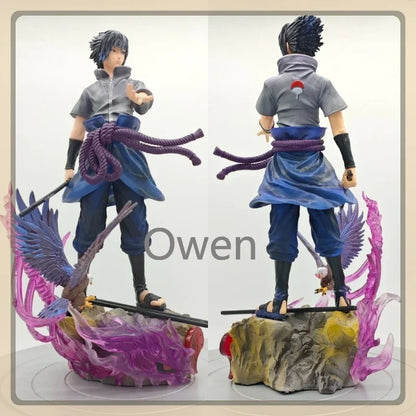 Popular Anime Naruto Shippuden Uchiha Madara Figurine Uchiha Sasuke Action Figures PVC Statue Collection Model Decoration Toys