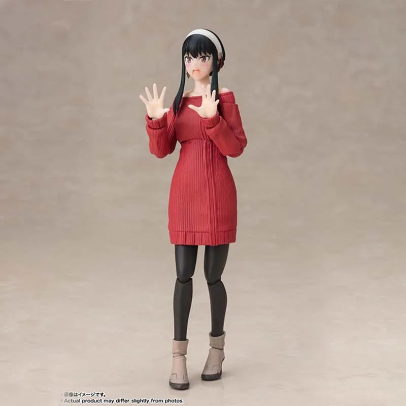 Spy Family Bandai Anime Figure Shf Anya Twilight Loid Yor Forger Thorn Princess Becky Damian High Poseability Boxed Toys Gifts