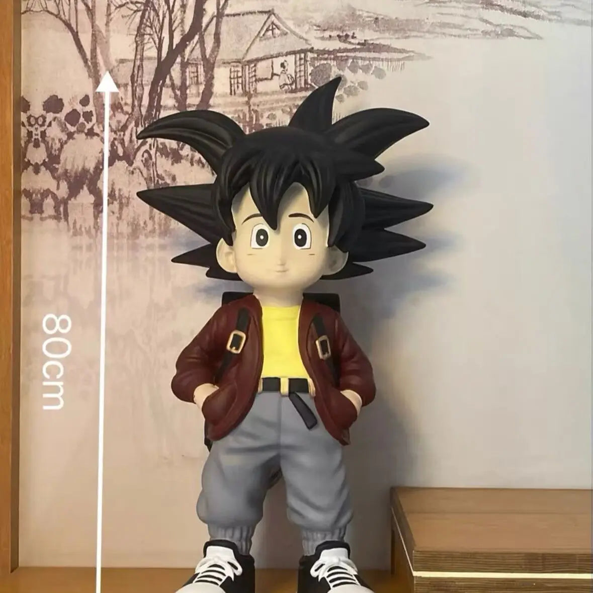 Dragon Ball Anime Figurine 80CM Action Figure Large Garage Kit Cartoon Wukong GK Resin Model Children's Toys Collection Gift