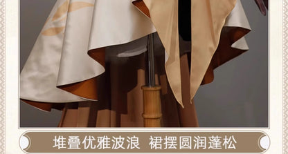 Honkai Star Rail Aglaea Memosprite Cosplay Costume Tailor Dress Summon Amphoreus The Goldweaver Halloween Party for Women Props