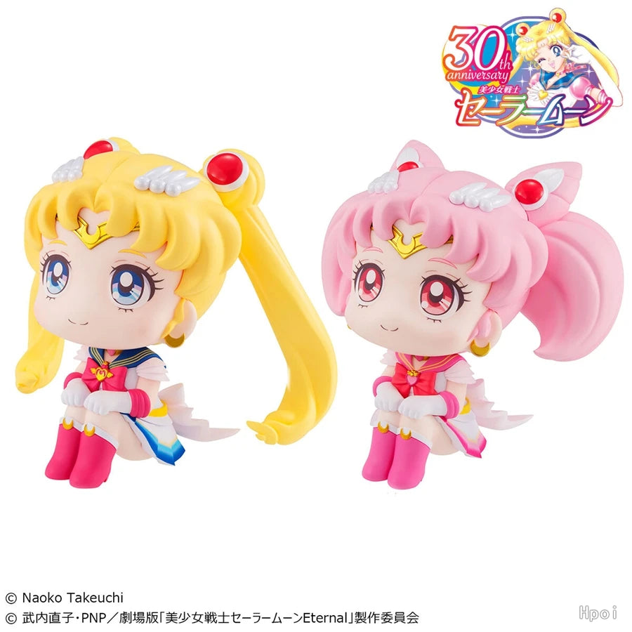 7cm Sailor Moon Anime Figure Tsukino Usagi/Chibiusa/Kino Makoto Action Figure Sailor Mars Jupiter Mercury Venus Figurine Kid Toy