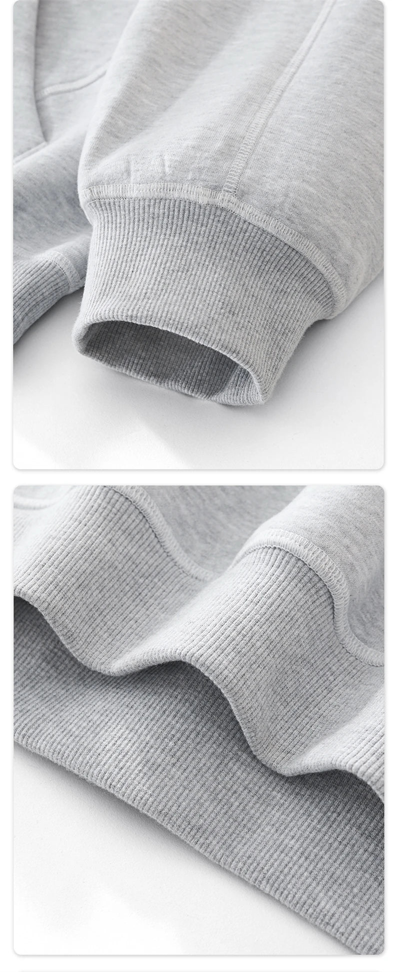 ZODF Trendy Men 350gsm Fleece Loose Boxy Fit Hooded Hoodie Unisex Hip Hop Solid Warm Pullovers Coat For Winter HY0032