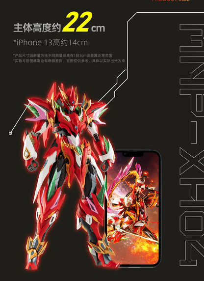 In Stock Motor Nuclear Model NEZHA MG 1/100 MNP-XH04 Ne Zha Assembly Model Kit Action Figures Alloy Skeleton Plastic Model Toys