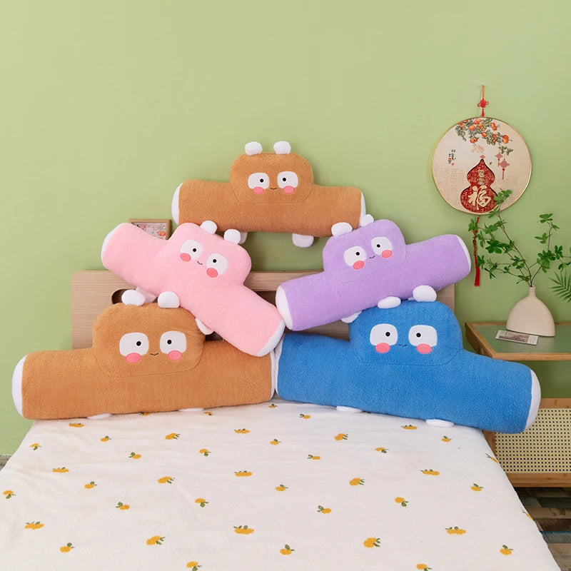 New Cute Car Cushion Office Seat Lumbar Support Creative Sofa Pillow Multifunctional Foot Cushion Nap Pillow