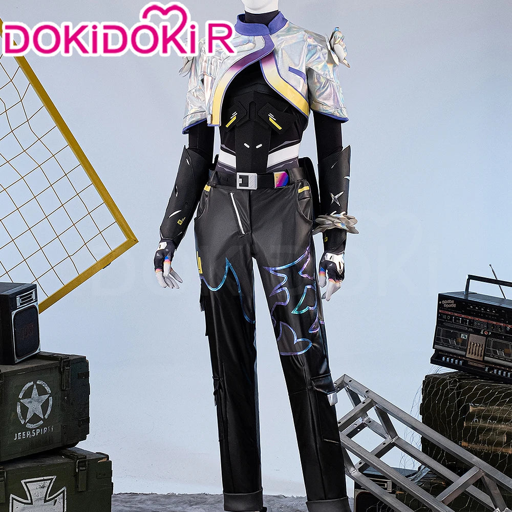 Vyse Cosplay Costume Game Cosplay【XS-3XL】DokiDoki-R Women Black Costume Vyse Halloween Cosplay Plus Size