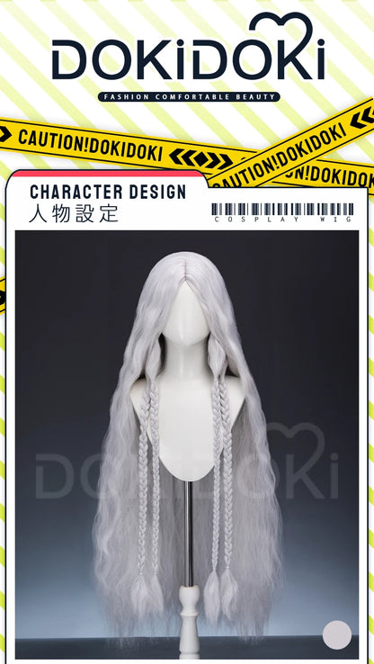 IN STOCK Reclusee Duchesss Revenantt Wig Game Cosplay Wig DokiDoki Women 60cm Long Curly Hair Reclusee Cosplay Free Wig Cap