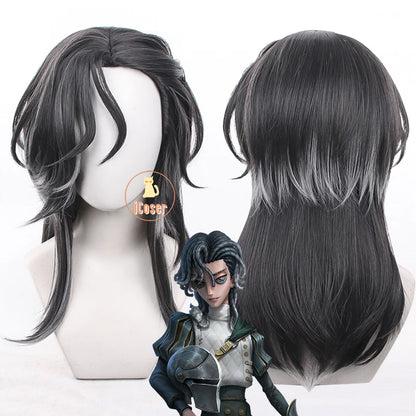 Identity V Knight Cosplay Costume Wig Uniform Richard Sterling Glasses Roy Ramit Halloween Party for Women Men Carnival Cos Prop