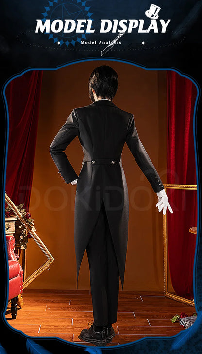 IN STOCK Ciel Sebastian Cosplay Costume Anime【S-3XL】DokiDoki-R Men Halloween Uniform Ciel Cosplay Plus Size