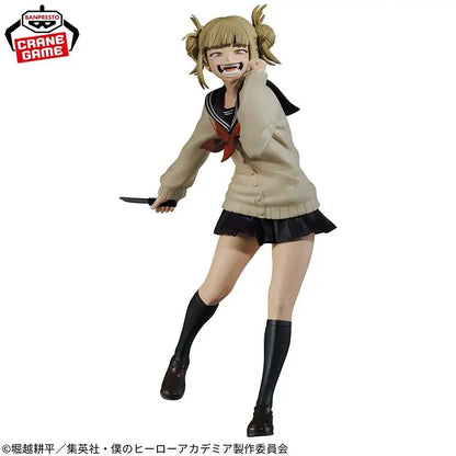 Original BANPRESTO My Hero Academia THE EVIL VILLAINS Shigaraki Tomura Himiko Toga WICE action model figures Ornaments Genuine