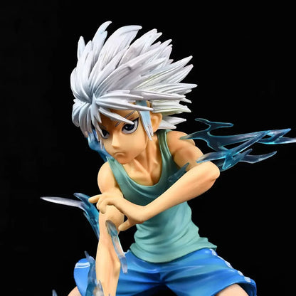 New Hunter×Hunter Anime Figures Killua Zoldyck Figure 19cm Pvc Action Figure Model Decoration Collection Ornament Birthday Gift