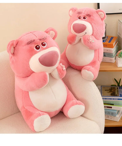 40/55/70cm Super Big Size Lotso Disney Cartoon Anime Plush Stuffed Doll Kawaii Room Decoration Plush Pillow Kids Holiday Gift