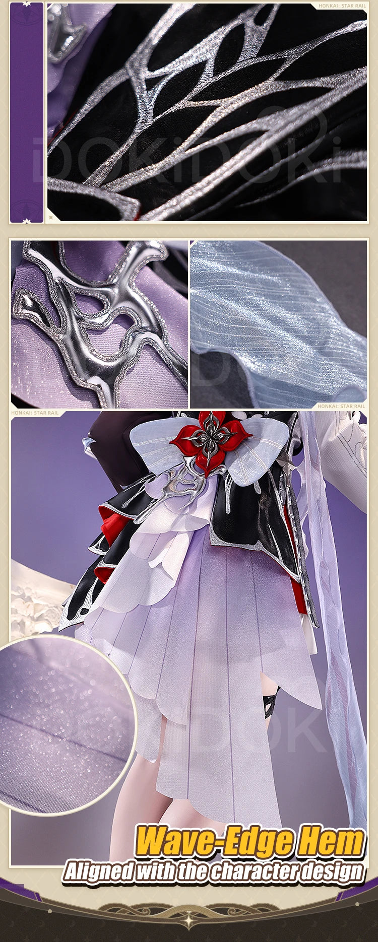 IN STOCK Evernight Cosplay Costume Game Honkai: Star Rail【S-2XL】DokiDoki-SR HSR March 7th SP Halloween Plus Size