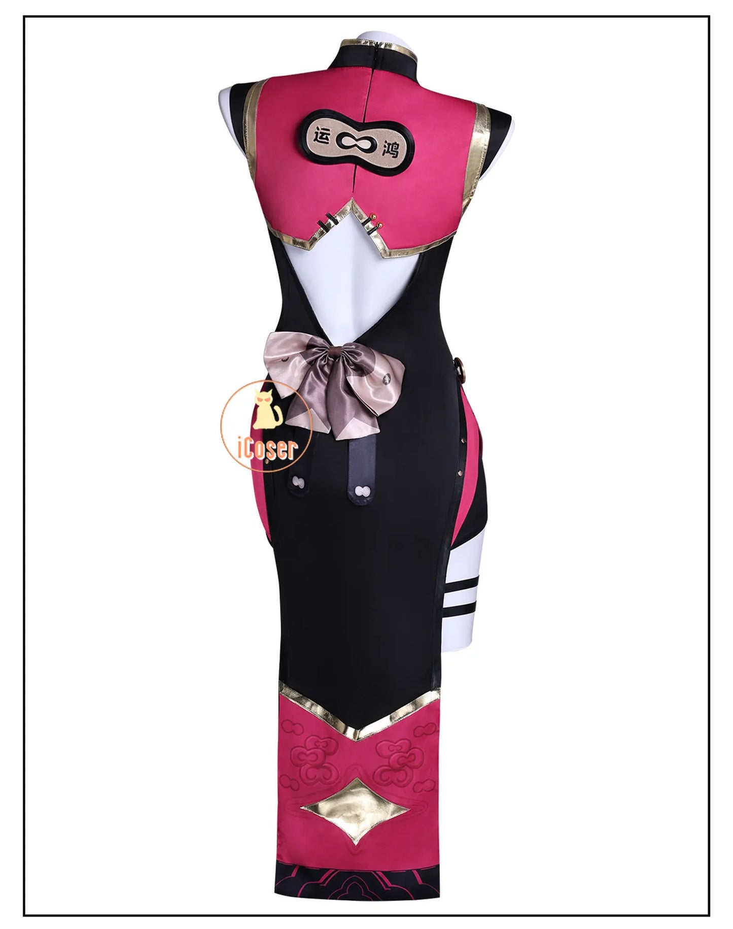 Zenless Zone Zero Sweety Cosplay Costume Wig Cheongsam Uniform Headwear Sunglasses Yum Cha Sin Halloween for Women Girls iCoser