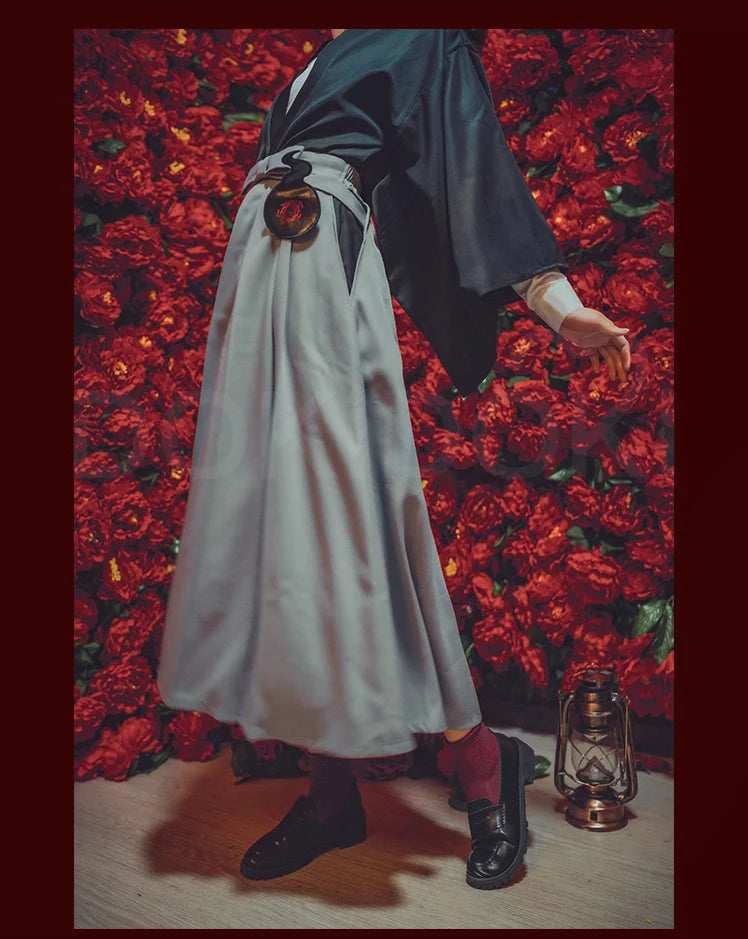 Yugi Tsukasa Cosplay Costume Anime Cosplay【S-2XL】DokiDoki-R Men Kimono Costume Yugii Tsukasa Cosplay Hat Plus Size