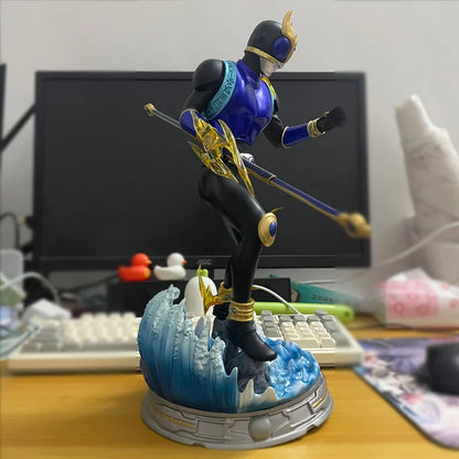 38cm Masked Rider Kuuga Rising Dragon Form Anime Figure Kamen Rider Figurine Collection Statue Model Ornament Room Desk Toy Gift