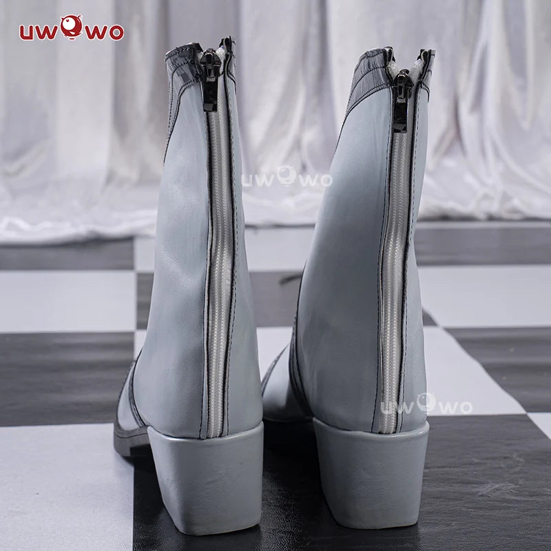 UWOWO Chun Shoes Game Wuthering Waves Chun Cosplay Shoes Gray shoes Woman Size 35-45