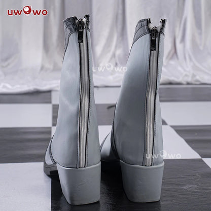 UWOWO Chun Shoes Game Wuthering Waves Chun Cosplay Shoes Gray shoes Woman Size 35-45