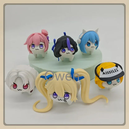 Mobile Games Anime NIKKE：The Goddess of Victory mini Figurine cute Doro Action Figure Q Version PVC Model Toy Birthday Doll Gift