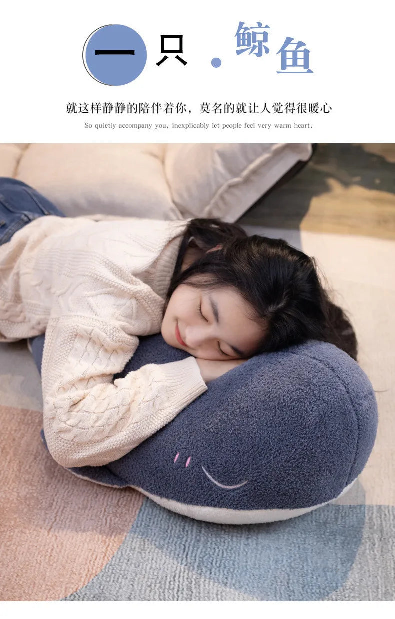 1pc 25CM Cartoon Super Soft Plush Toys Sea Animal Big Blue Whale Soft Toy Stuffed Animal Fish Lovely Children's birthday gifts