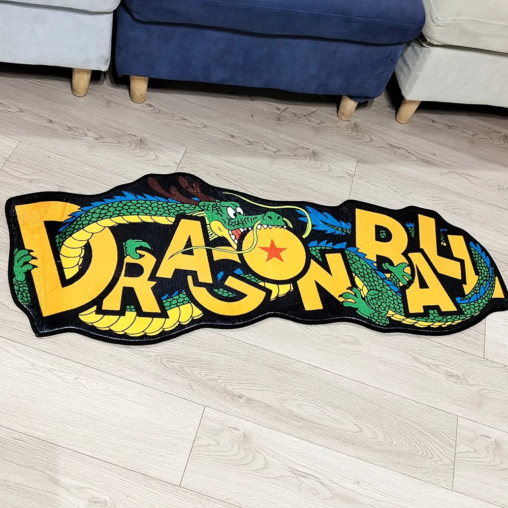 Irregular Rugs Anime Dragon Ball Z Wishing Dragon Goku Super Saiyan 4 Customize Rug Handmade Carpet Area Rug for Home Decor