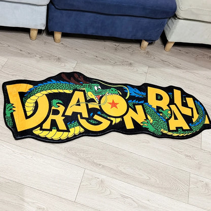 Irregular Rugs Anime Dragon Ball Z Wishing Dragon Goku Super Saiyan 4 Customize Rug Handmade Carpet Area Rug for Home Decor