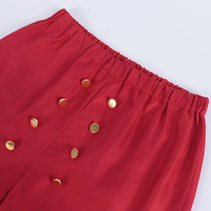 BanG Dream Wakaba Mutsumi Cosplay Costume Wig Red Dress Mortis Uniform Ave Mujica Mask Hat Earrings Halloween Party Women Props